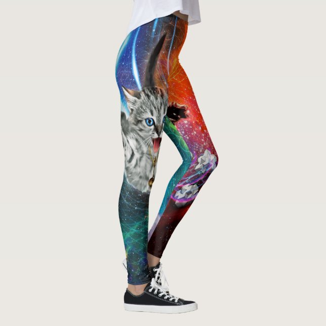 Leggings de Gato de Gato Espacial (Direita)