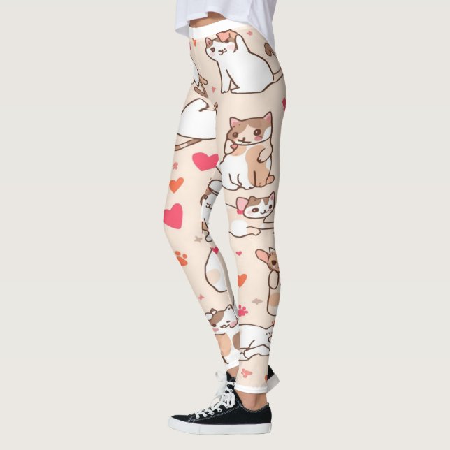 Leggings de Gato Engraçado (Esquerda)