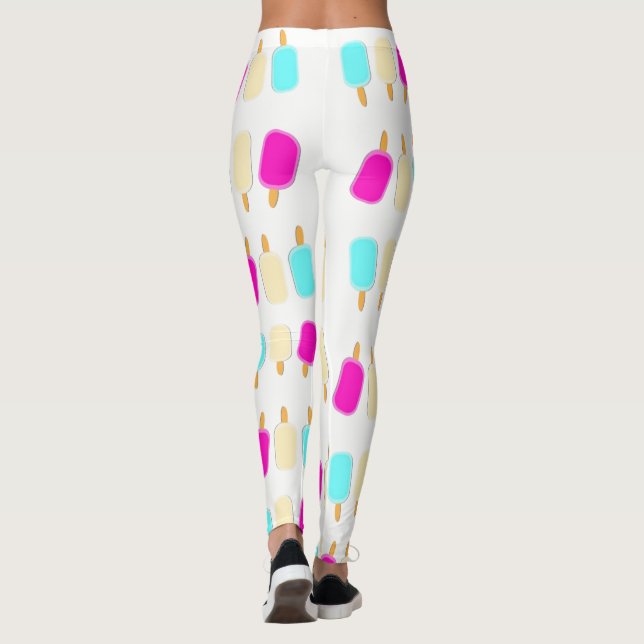 Leggings de Gelo Branco (Verso)