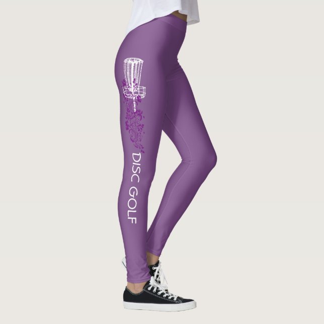 Leggings de golfe de disco roxo (Direita)