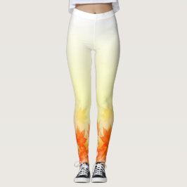 Leggings de gradação de outono