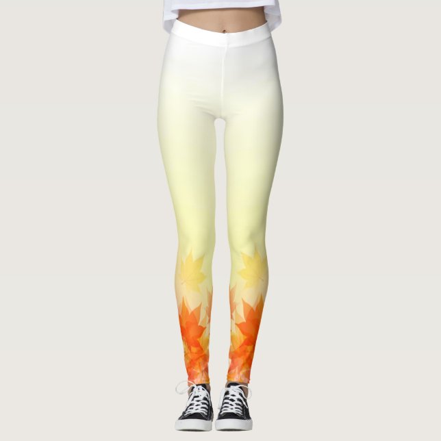 Leggings de gradação de outono (Frente)