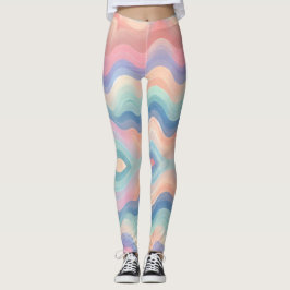 Leggings de gradiente de Dreamy Pastel