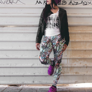 Leggings de Grafite nas ruas - Divertimento
