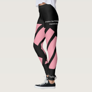 Leggings de grupo/clube cor-de-rosa com Shorts fal
