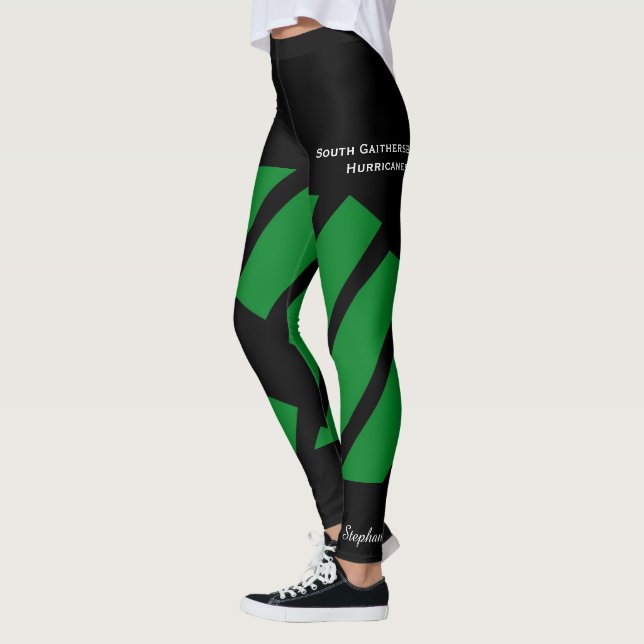 Leggings de grupos verdes escuros/de clubes com Sh (Esquerda)