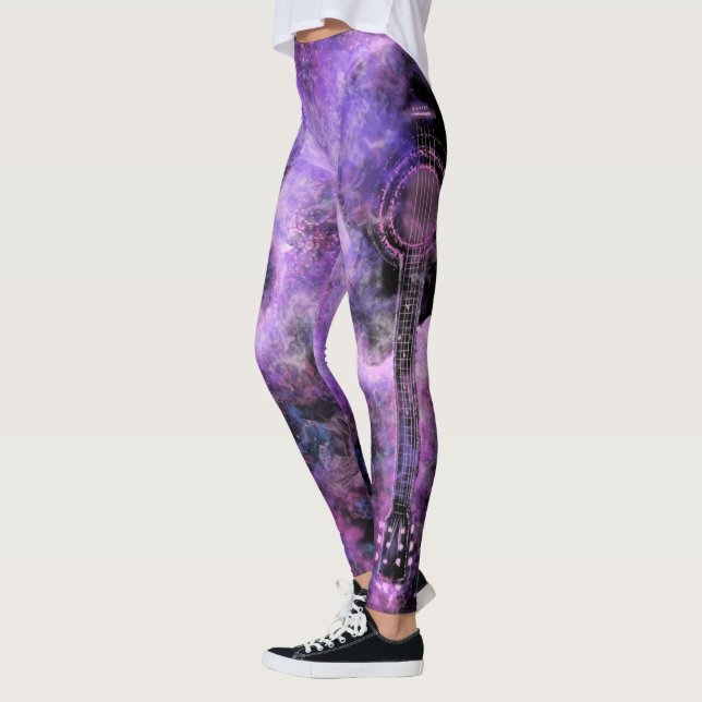 Leggings de Guitarra de Música Rock (Esquerda)
