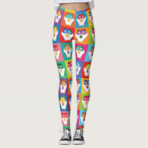 Leggings de Hamsters de pop Art