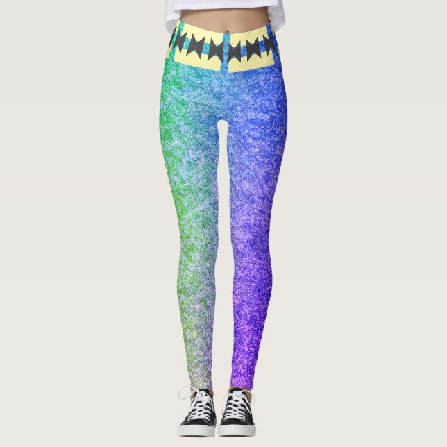Leggings de Harmonia Costeira (Frente)