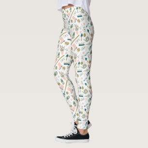 Leggings de Horário do Jardim