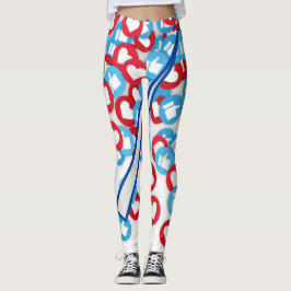 Leggings de ícones das mídias sociais - Como e pad