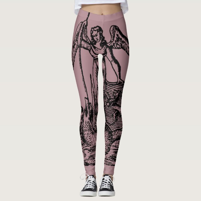 Leggings de ignorância de exibição de conhecimento (Frente)