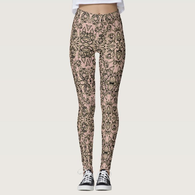 Leggings de imagem de Vintage (Frente)