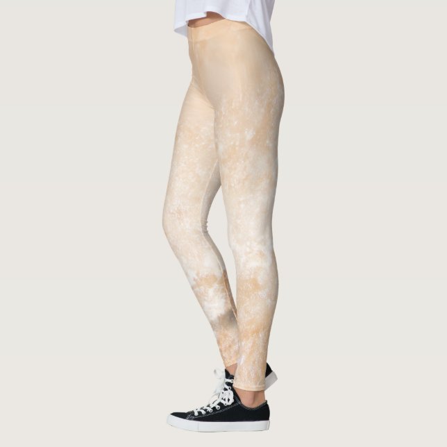 Leggings de Impressão de Aquarela Gorda (Esquerda)