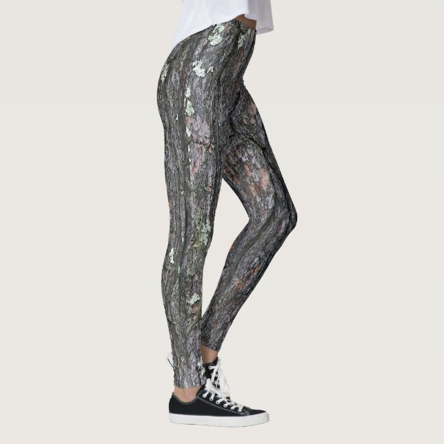 Leggings de Impressão de Foto em Árvore do Latido  (Direita)