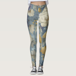 Leggings de Impressão Floral