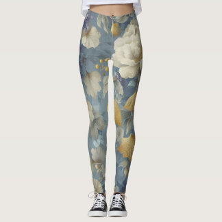 Leggings de Impressão Floral