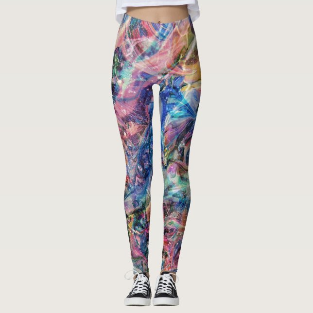 Leggings de Impressão multicores (Frente)