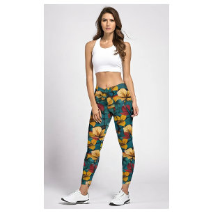 Leggings de Impressão paraíso