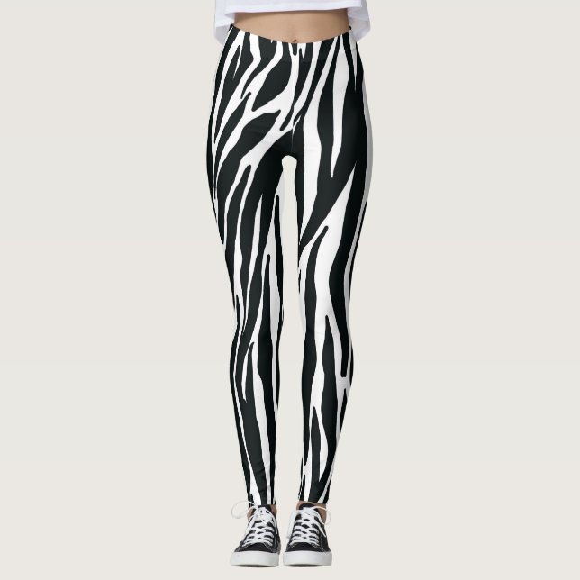 Leggings de Impressão Zebra (Frente)