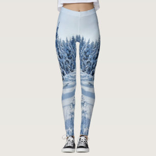 Leggings de inverno da Marca Branded White e Natur