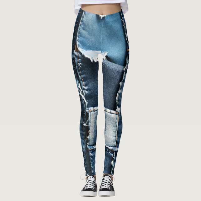 Leggings de jeans modernos (Frente)
