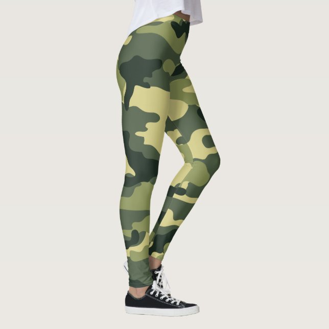 Leggings de lavagem do exército (Direita)