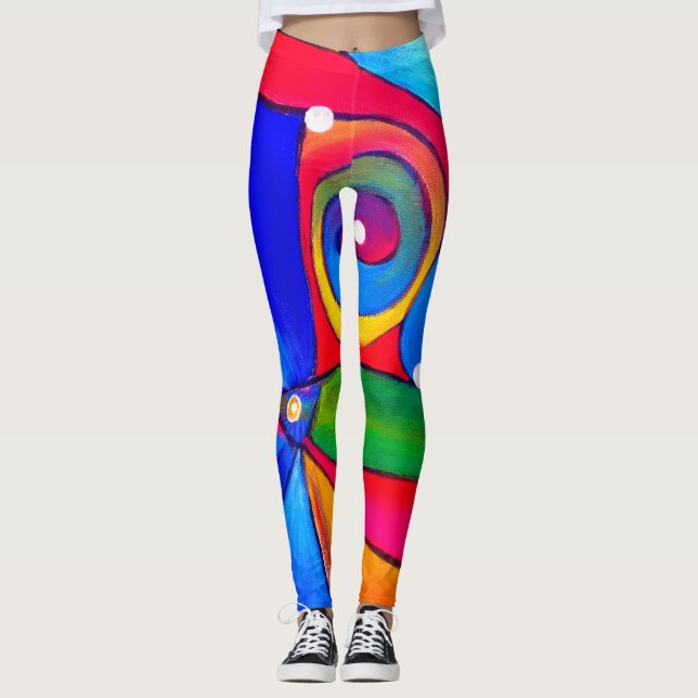 Leggings de lazer ioga divertida|Katalin Bator-Hos (Frente)