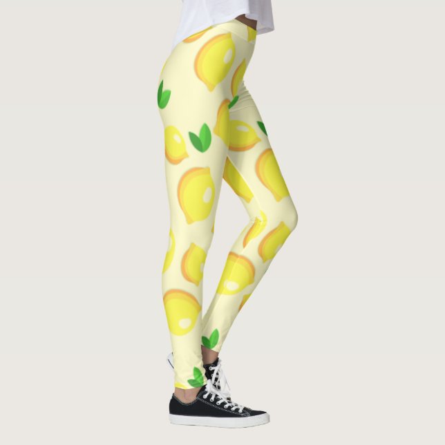 Leggings de limões amarelos (Direita)