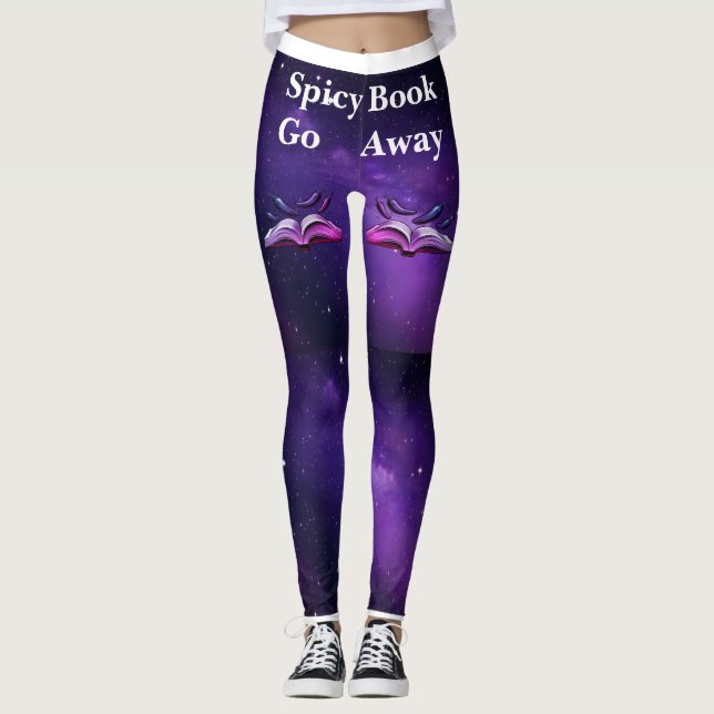 Leggings de Livro Apimentado (Frente)