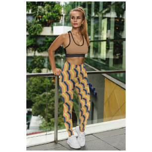 Leggings de Luz Justa, Retro Yoga