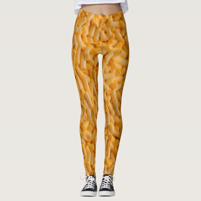 Leggings de macarrão e queijo (Frente)