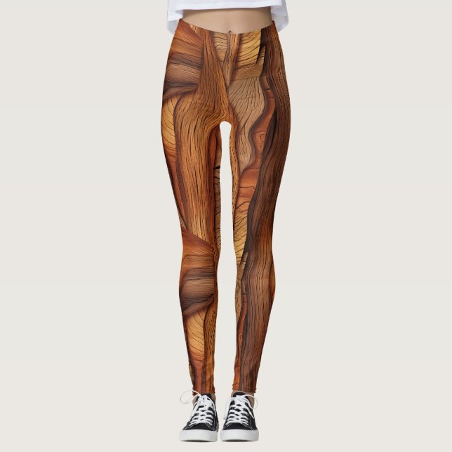 Leggings de madeira - Bonito (Frente)