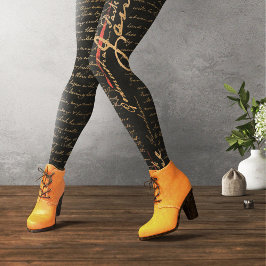 Leggings de manuscrito de Jane Austen