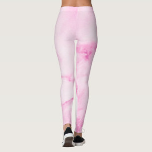 Leggings de mármore rosa