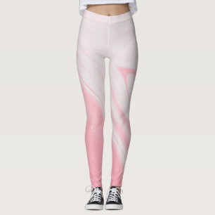 Leggings de mármore rosa