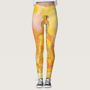  Leggings de meditação Chakra