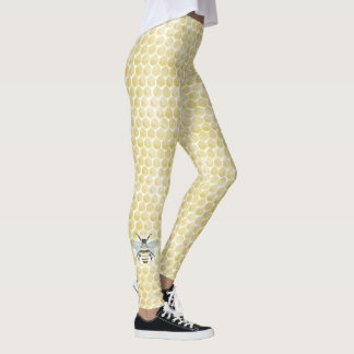 Leggings de mel de abelhas