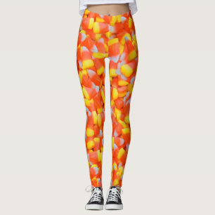 leggings de milho doce de halloween