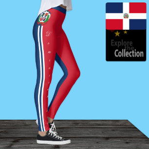 Leggings de moda da República Dominicana, Bandeira