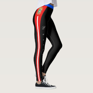 Leggings de moda em Porto Rico, Bandeira/esportes