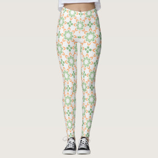 Leggings de Moda Impressos com Estilo Pastel Inspi