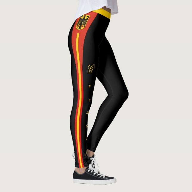 Leggings de moda na Alemanha, patriótico, bandeira (Direita)