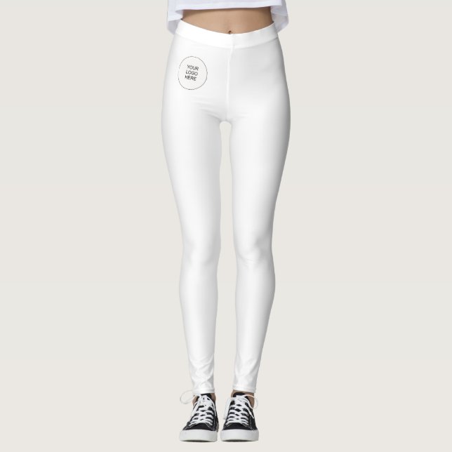 Leggings de Modelo personalizadas adicione seu nom (Frente)