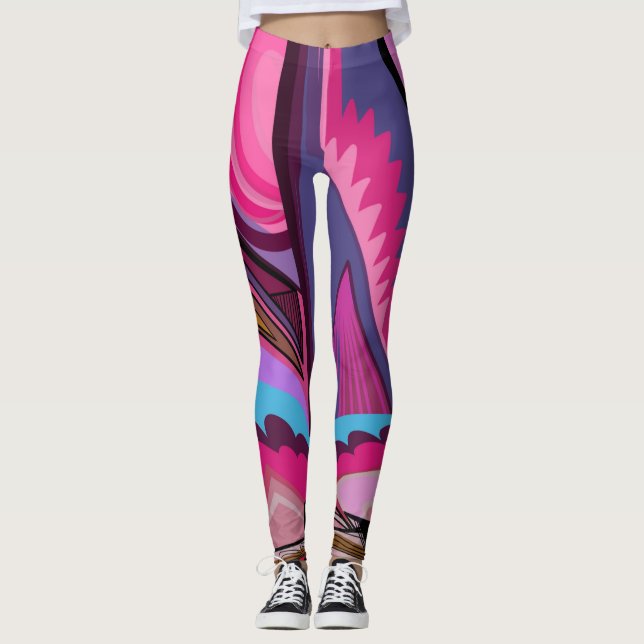 Leggings de montanha de doces  (Frente)
