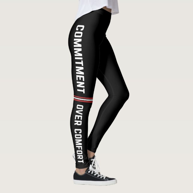 Leggings de Motivação para Academia - Compromisso  (Direita)