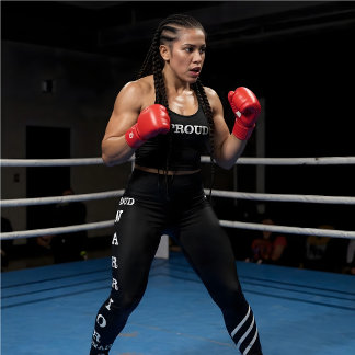 Leggings de Mulher-Guerreiro Orgulhosa