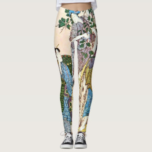 Leggings de mulheres japonesas