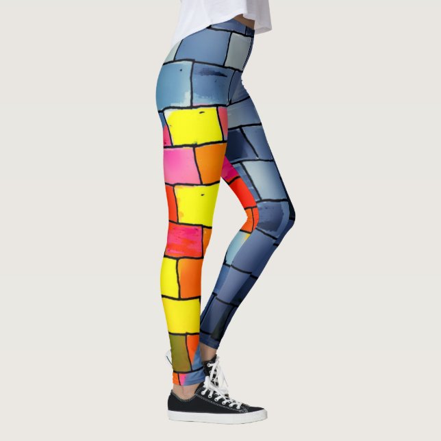 Leggings de Muro de tijolos (Direita)