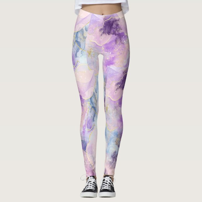 Leggings de na moda Alto-cintura (Frente)